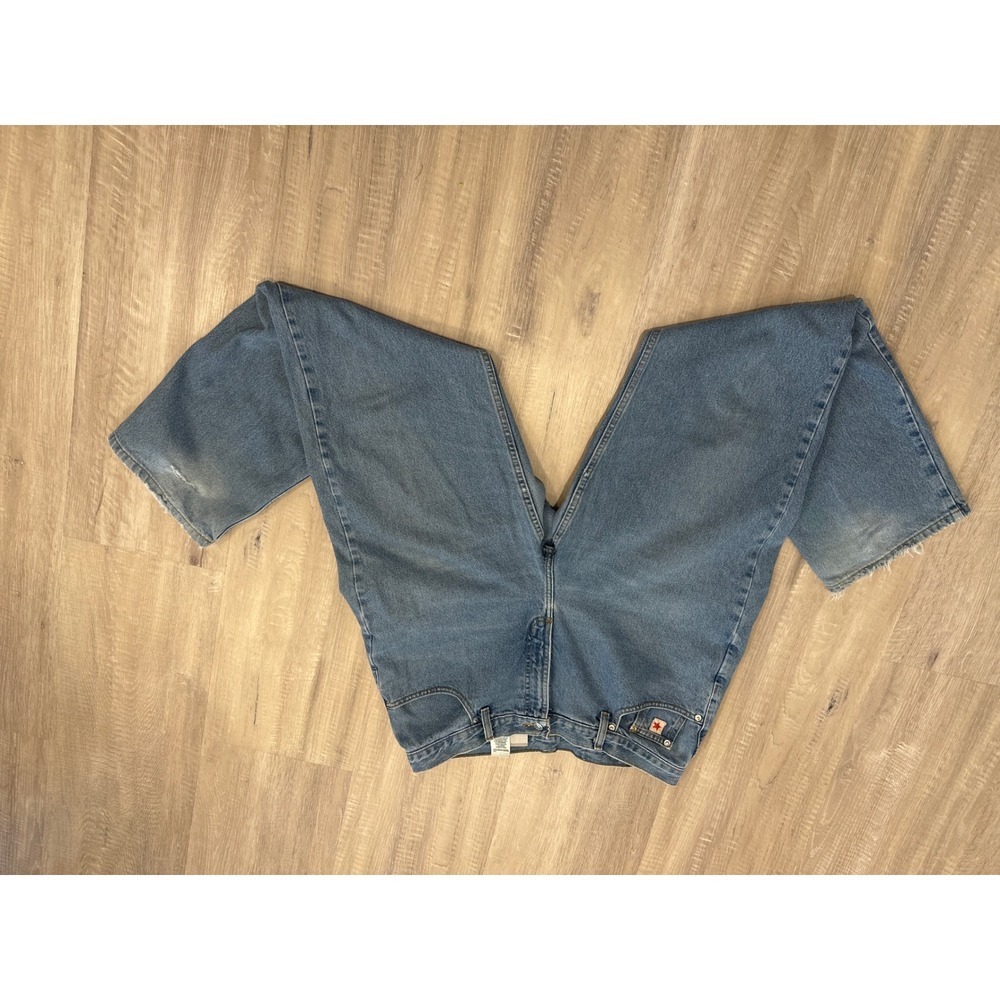 Rockies Denim Jeans Womens 19L Blue High Waist Relaxed Fit Star 36x33 1/2 VTG